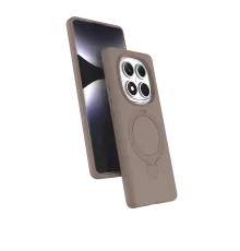 Xiaomi Redmi Note 14 Pro 4G Regal Magsafe Standlı Kapak - Çöl Titanyum
