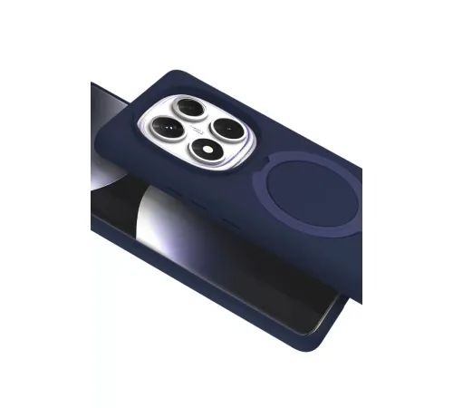 Xiaomi Redmi Note 14 Pro 5G Regal Magsafe Standlı Kapak - Lacivert