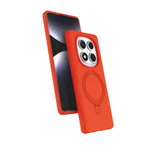 Xiaomi Redmi Note 14 Pro 5G Regal Magsafe Standlı Kapak - Turuncu
