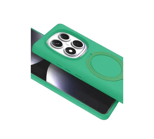 Xiaomi Redmi Note 14 Pro 5G Regal Magsafe Standlı Kapak - Yeşil