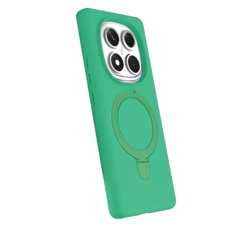 Xiaomi Redmi Note 14 Pro 5G Regal Magsafe Standlı Kapak - Yeşil