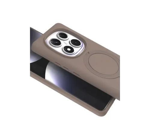 Xiaomi Redmi Note 14 Pro 5G Regal Magsafe Standlı Kapak - Çöl Titanyum