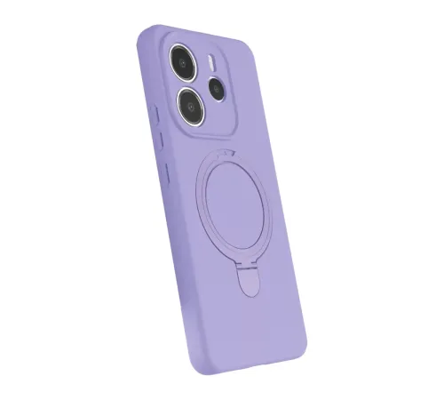 Xiaomi Redmi Note 14 4G Regal Magsafe Standlı Kapak - Lila