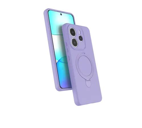 Xiaomi Redmi Note 14 4G Regal Magsafe Standlı Kapak - Lila