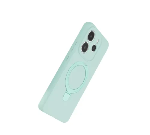Xiaomi Redmi Note 14 4G Regal Magsafe Standlı Kapak - Su Yeşili
