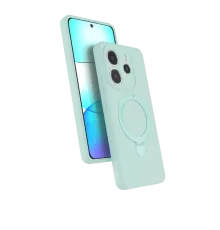 Xiaomi Redmi Note 14 4G Regal Magsafe Standlı Kapak - Su Yeşili
