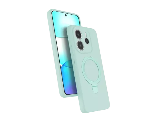Xiaomi Redmi Note 14 4G Regal Magsafe Standlı Kapak - Su Yeşili