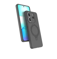 Xiaomi Redmi Note 14 4G Regal Magsafe Standlı Kapak - Titan Gri