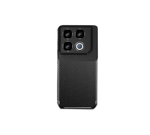 İnfinix GT 20 Pro Kılıf Auto Focus Karbon Kapak - Siyah