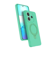 Xiaomi Redmi Note 14 4G Regal Magsafe Standlı Kapak - Yeşil