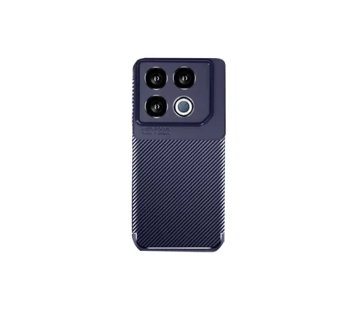 İnfinix GT 20 Pro Kılıf Auto Focus Karbon Kapak - Lacivert