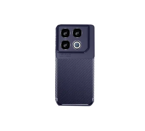 İnfinix GT 20 Pro Kılıf Auto Focus Karbon Kapak - Lacivert