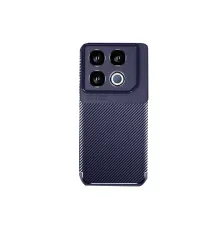 İnfinix GT 20 Pro Kılıf Auto Focus Karbon Kapak - Lacivert