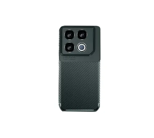 İnfinix GT 20 Pro Kılıf Auto Focus Karbon Kapak - Koyu Yeşil