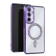 Samsung Galaxy A35 5G Joke Simli Magneticsafe Kılıf - Derin Mor