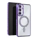 Samsung Galaxy A55 5G Joke Simli Magneticsafe Kılıf - Derin Mor