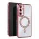 Samsung Galaxy A55 5G Joke Simli Magneticsafe Kılıf - Pembe