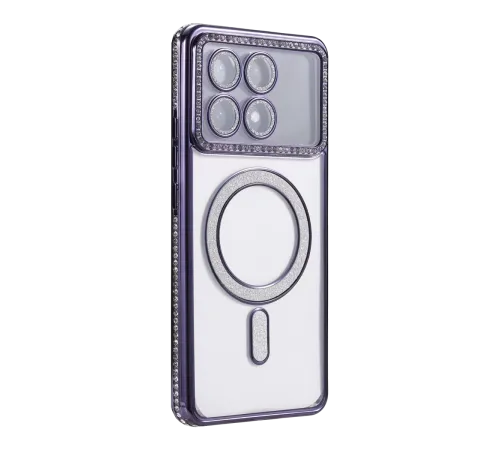 Xiaomi Poco X6 Pro Joke Simli Magneticsafe Kılıf - Derin Mor