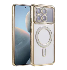 Xiaomi Poco X6 Pro Joke Simli Magneticsafe Kılıf - Gold