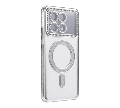 Xiaomi Poco X6 Pro Joke Simli Magneticsafe Kılıf - Gümüş