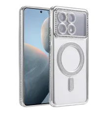 Xiaomi Poco X6 Pro Joke Simli Magneticsafe Kılıf - Gümüş