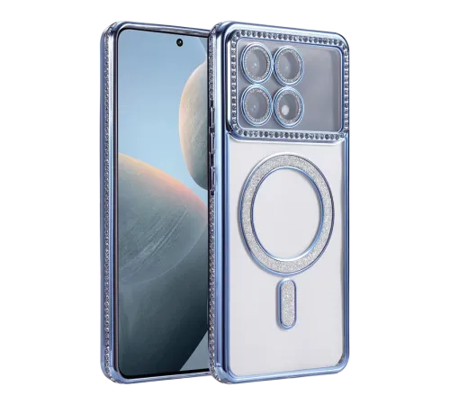 Xiaomi Poco X6 Pro Joke Simli Magneticsafe Kılıf - Mavi