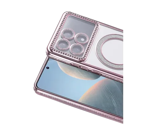 Xiaomi Poco X6 Pro Joke Simli Magneticsafe Kılıf - Pembe
