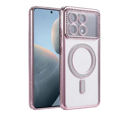 Xiaomi Poco X6 Pro Joke Simli Magneticsafe Kılıf - Pembe