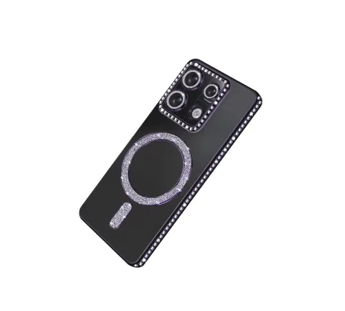 Xiaomi Redmi 13C Joke Simli Magneticsafe Kılıf - Derin Mor