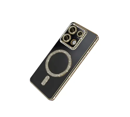 Xiaomi Redmi 13C Joke Simli Magneticsafe Kılıf - Gold