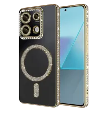 Xiaomi Redmi 13C Joke Simli Magneticsafe Kılıf - Gold