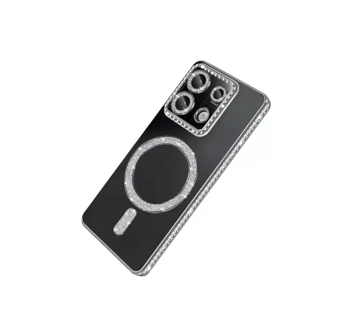 Xiaomi Redmi 13C Joke Simli Magneticsafe Kılıf - Gümüş