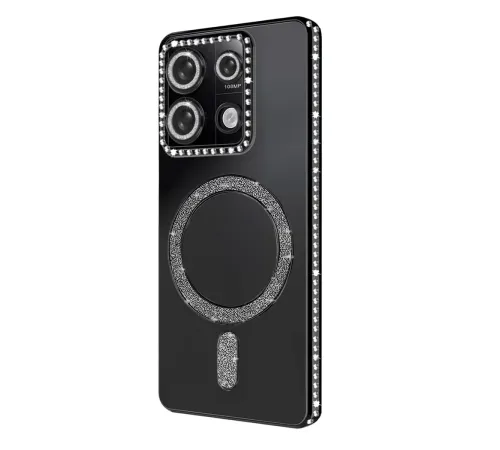 Xiaomi Redmi 13C Joke Simli Magneticsafe Kılıf - Siyah