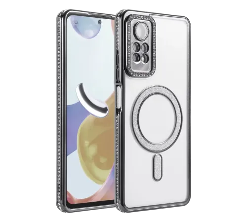 Xiaomi Redmi Note 12 Pro 4G Joke Simli Magneticsafe Kılıf - Siyah