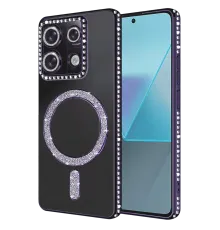 Xiaomi Redmi Note 13 Pro 4G Joke Simli Magneticsafe Kılıf - Derin Mor