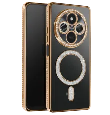 Xiaomi Redmi 14C Joke Simli Magneticsafe Kılıf - Gold