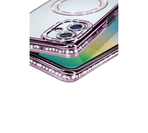 Samsung Galaxy A06 Joke Simli Magneticsafe Kılıf - Derin Mor