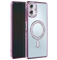 Samsung Galaxy A06 Joke Simli Magneticsafe Kılıf - Derin Mor