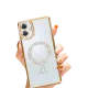 Samsung Galaxy A06 Joke Simli Magneticsafe Kılıf - Gold