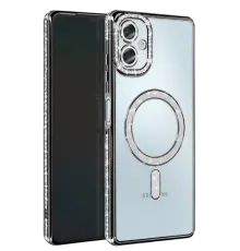 Samsung Galaxy A06 Joke Simli Magneticsafe Kılıf - Siyah
