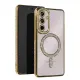 Samsung Galaxy A16 5G Joke Simli Magneticsafe Kılıf - Gold