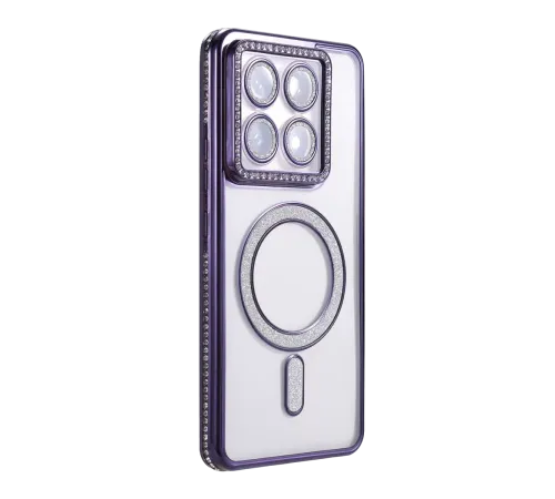Xiaomi Mi 14T Pro Joke Simli Magneticsafe Kılıf - Derin Mor