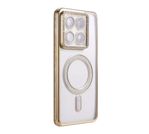 Xiaomi Mi 14T Pro Joke Simli Magneticsafe Kılıf - Gold