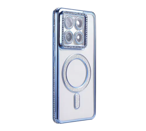 Xiaomi Mi 14T Pro Joke Simli Magneticsafe Kılıf - Mavi