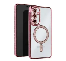 Samsung Galaxy A36 Joke Simli Magneticsafe Kılıf - Pembe