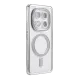 Xiaomi Redmi Note 14 Pro 5G Joke Simli Magneticsafe Kılıf - Gümüş