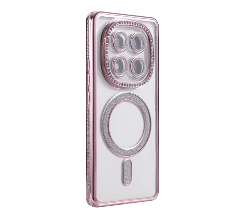 Xiaomi Redmi Note 14 Pro 5G Joke Simli Magneticsafe Kılıf - Pembe