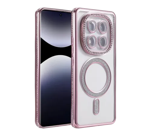 Xiaomi Redmi Note 14 Pro 5G Joke Simli Magneticsafe Kılıf - Pembe
