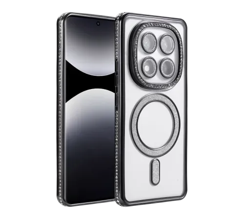 Xiaomi Redmi Note 14 Pro 5G Joke Simli Magneticsafe Kılıf - Siyah