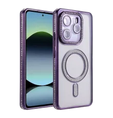 Xiaomi Redmi Note 14 4G Joke Simli Magneticsafe Kılıf - Derin Mor